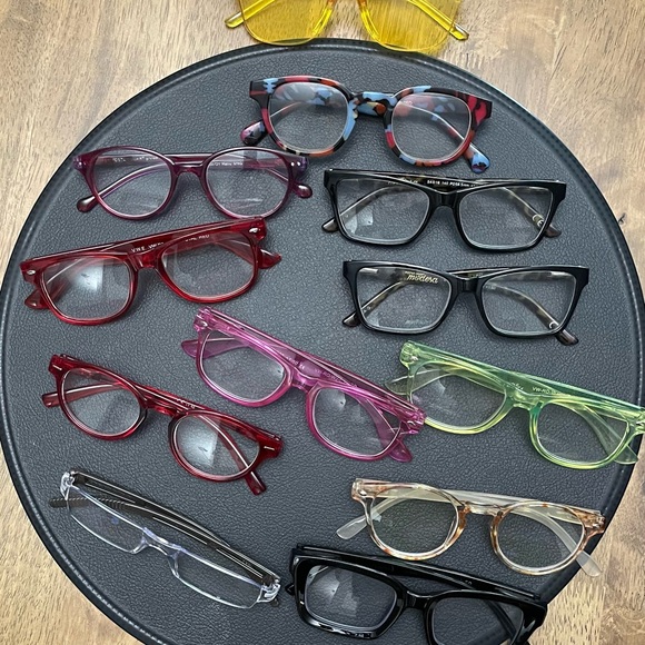 Colorful Eyewear Set of 11, +1.50 Readers and One Yellow Sunnies - Picture 3 of 3